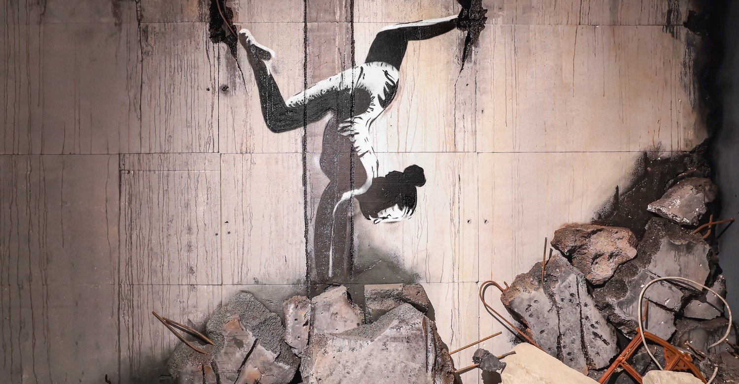 Banksy Reproduktionen ab Februar im Hanauer Stadthof